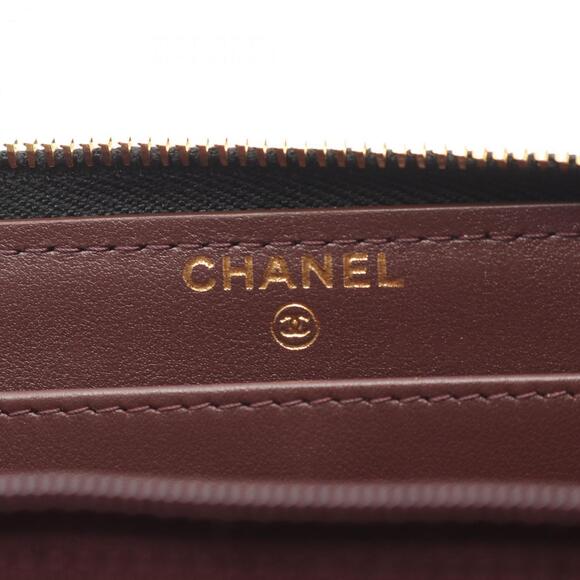 s-l400.jpg CHANEL Authentic Black Leather Wallet
